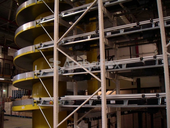 All-purpose spiral conveyor for medium to large products